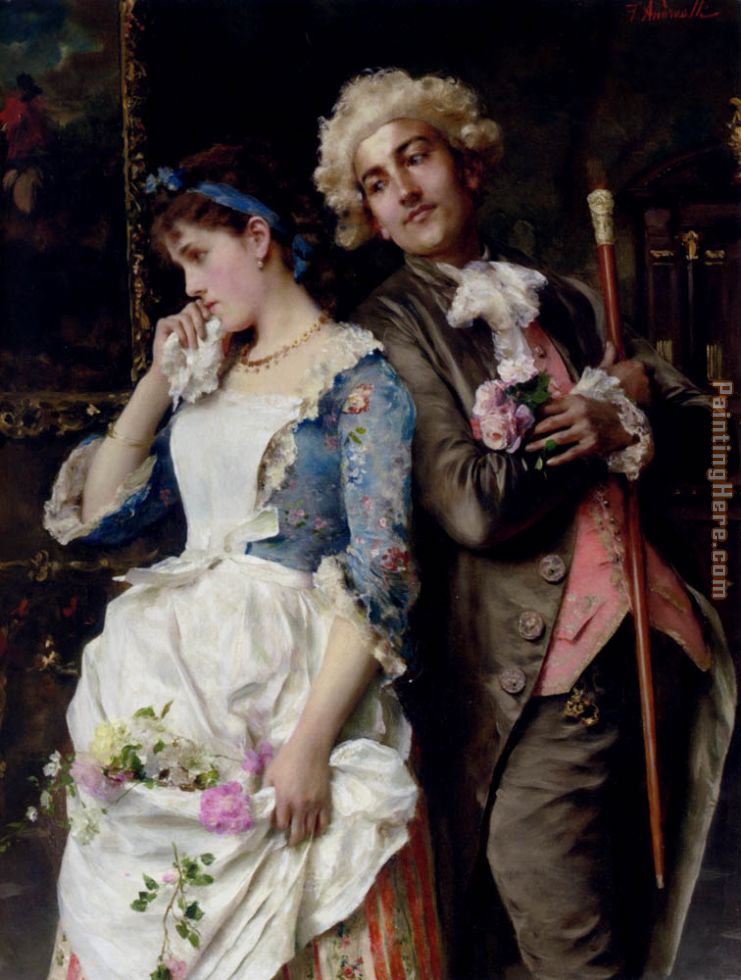 The Persistent Suitor painting - Federico Andreotti The Persistent Suitor art painting